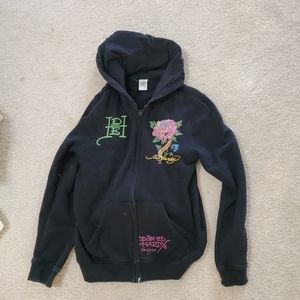 Ed Hardy Kids XL Zip Up Hoodie